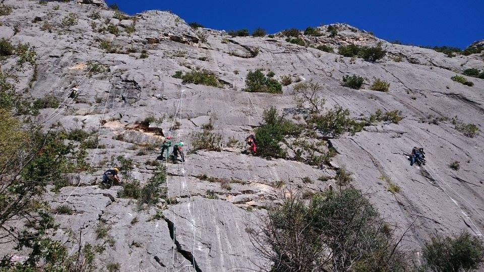 Kanjon rijeke Čikole - Slobodno penjanje